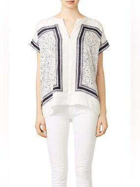 Vince Silk Tunic Blouse